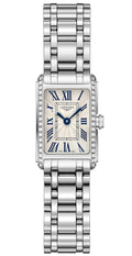Longines Dolcevita Diamonds Silver Dial Silver Steel Strap Watch for Women - L5.258.0.71.6