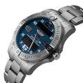 Breitling Aerospace Evo Blue Dial Silver Steel Strap Watch for Men - E79363101C1E1