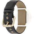 Marc Jacobs Amy Black Dial Black Leather Strap Watch for Women - MBM1154