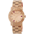 Marc Jacobs Amy Dexter Rose Gold Dial Rose Gold Steel Strap Watch for Women - MBM3216