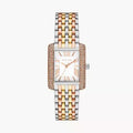 Michael Kors Emery Three-Hand White Dial Two Tone Steel Strap Watch for Women - MK4744