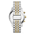 Michael Kors Lexington Silver Dial Two Tone Steel Strap Watch for Women - MK5955