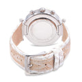 Michael Kors Parker Chronograph White Dial Two Tone Leather Strap Watch For Women - MK6950