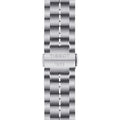 Tissot T Classic Luxury Powermatic 80 Black Dial Silver Steel Strap Watch For Men - T086.408.11.056.00