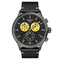 Tissot Chrono XL Tour De France Special Edition Black Dial Black Leather Strap Watch for Men - T116.617.36.051.11
