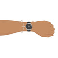 Fossil The Minimalist Three Hand Black Dial Black Leather Strap Watch for Men - FS5398