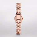 Marc Jacobs Amy White Dial Rose Gold Steel Strap Watch for Women - MBM8613