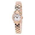 Marc Jacobs Amy White Dial Rose Gold Steel Strap Watch for Women - MBM3227