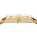 Michael Kors Empire Three Hand Gold Dial Gold Steel Strap Watch For Women - MK7406