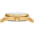 Michael Kors Lexington Analog Gold Dial Gold Steel Strap Watch for Women - MK4741