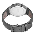 Hugo Boss Architectural Grey Dial Grey Leather Strap Watch for Men - 1513570