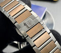 Maserati Stile Chronograph Blue Dial Rose Gold Two Tone Strap Watch For Men - R8873642002
