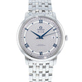 Omega De Ville Prestige Co-Axial Rhodium Silver Dial Silver Steel Strap Watch for Men - 424.10.40.20.02.001