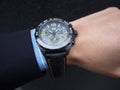 Tag Heuer Formula 1 Chronograph Senna Black Dial Black Leather Strap Watch for Men - CAZ101AJ.FC6487