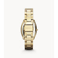 Fossil Wallace Gold Tone Dial Gold Steel Strap Watch for Women - ES3176