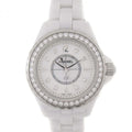 Chanel J12 Diamonds Quartz White Dial White Steel Strap Watch for Women - J12 H2572