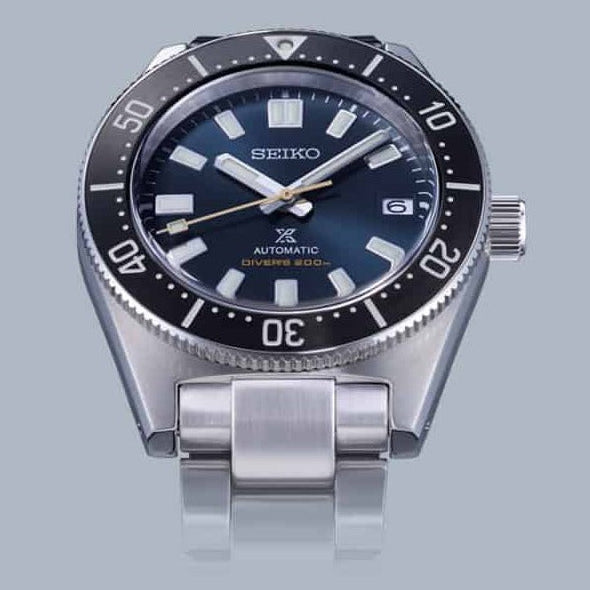 Seiko Prospex Automatic 1965 Dive 55th Anniversary Limited Edtion Blue Dial Silver Steel Strap Watch For Men - SPB149J1