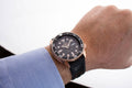Seiko 5 Sport SKX Automatic Black Dial Black Leather Strap Watch For Men - SRPD76K1