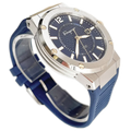 Salvatore Ferragamo F-80 Blue Dial Blue Rubber Strap Watch For Men - SFHY01022