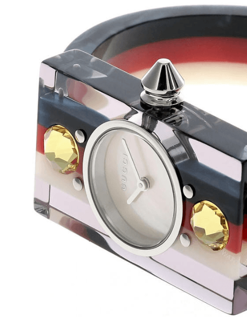 Gucci Web Pink Mother of Pearl Dial Watch For Women - YA143524