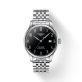 Tissot T Classic Powermatic 80 Black Dial Silver Steel Strap Watch For Men - T41.1.483.52