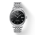 Tissot Le Locle Powermatic 80 Black Dial Silver Steel Strap Watch For Men - T006.407.11.053.00