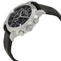 Tissot Dressport Chronograph Black Dial Black Leather Strap Watch for Women - T050.217.17.057.00