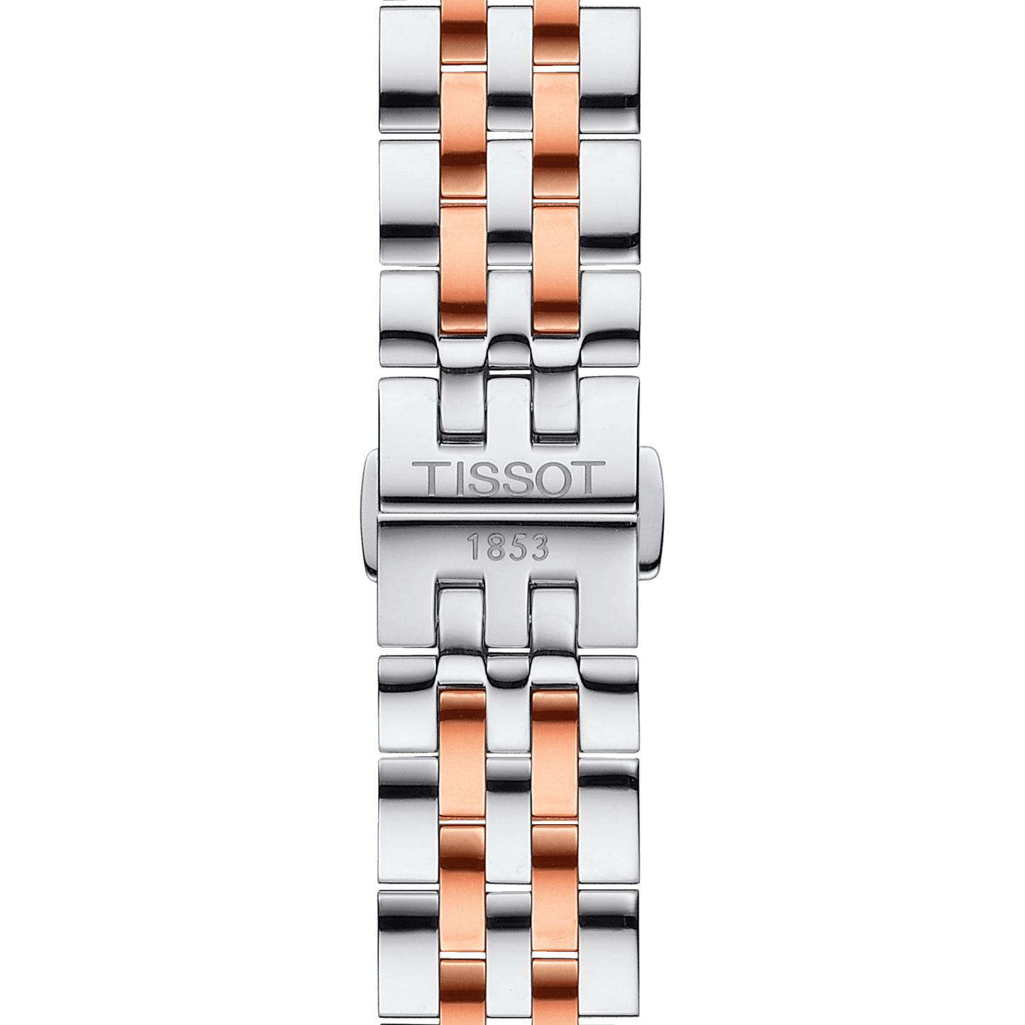 Tissot T Classic Tradition Lady White Dial Two Tone Steel Strap Watch For Women - T063.210.22.037.01