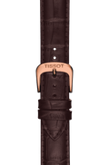 Tissot T Classic Carson White Dial Brown Leather Strap Watch For Men - T085.410.36.013.00