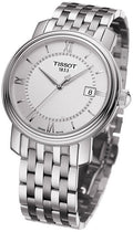 Tissot T Classic Bridgeport Silver Dial Silver Mesh Bracelet Watch For Men - T097.410.11.038.00