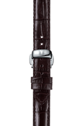 Tissot Bridgeport Lady White Dial Brown Leather Strap Watch For Women - T097.010.26.118.00