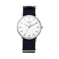 Tissot T Classic Everytime Large White Dial Blue NATO Strap Watch For Men - T109.610.17.037.00
