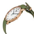 Tissot T Classic Everytime White Dial Green Nylon Strap Watch for Men - T109.610.38.032.00