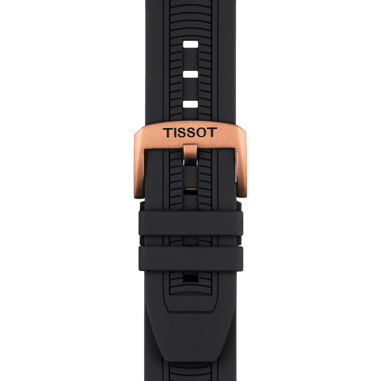 Tissot T Race Chronograph Black Dial Black Silicone Strap Watch For Men - T115.417.37.051.00