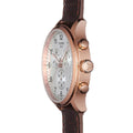 Tissot Chrono XL Classic Silver Dial Brown Leather Strap Watch For Men - T116.617.36.037.00
