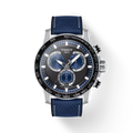 Tissot Supersport Chrono Black Dial Blue Nylon Strap Watch for Men - T125.617.17.051.03