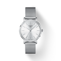 Tissot Everytime Lady Silver Dial Silver Mesh Bracelet Watch for Women - T143.210.11.011.00