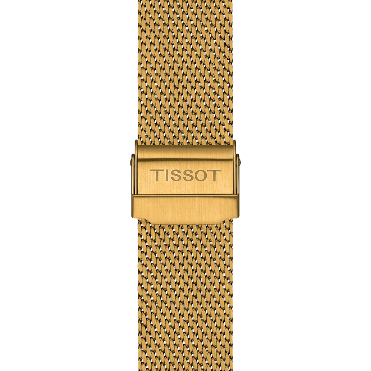 Tissot Everytime Gent Gold Dial Gold Mesh Bracelet Watch for Men - T143.410.33.021.00