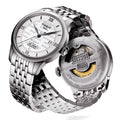 Tissot Le Locle Double Happiness Automatic Silver Dial Silver Steel Strap Watch For Men - T41.1.833.50