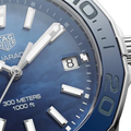 Tag Heuer Aquaracer Blue Dial Silver Steel Strap Watch for Women - WAY131S.BA0748