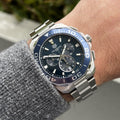 Tag Heuer Aquaracer Blue Dial SIlver Steel Strap Watch for Men - CAY111B.BA0927