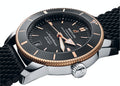 Breitling Superocean Heritage II B20 42mm Black Dial Black Mesh Bracelet Mens Watch - UB2010121B1S1