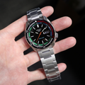 Seiko 5 Sports SKX Series Regatta Timer Retro Blue Dial Silver Steel Strap Watch For Men - SRPK13K1