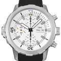 IWC Aquatimer Chronograph White Dial Black Rubber Strap Watch for Men - IW376801