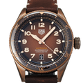 Tag Heuer Autavia Brown Dial Brown Leather Strap Watch for Men - WBE5191.FC8276