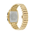 Versace Dominus Chronograph Black Dial Gold Steel Strap Watch For Men - VE6H00523