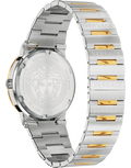 Versace Greca Silver Dial Two Tone Steel Strap Watch for Men - VEVI00320
