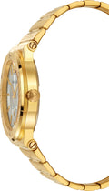 Versace Greca Silver Dial Gold Steel Strap Watch for Men - VEVI00520