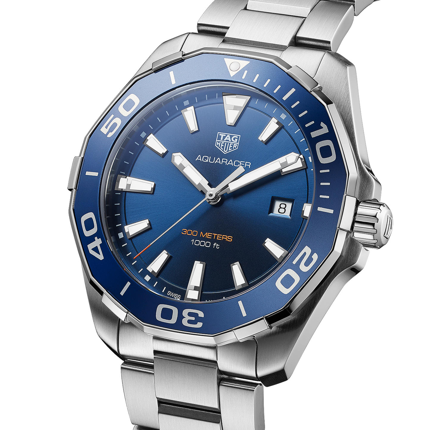 Tag Heuer Aquaracer Blue Dial Watch for Men - WAY101C.BA0746