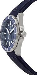Tag Heuer Aquaracer Blue Dial Blue Rubber Strap Watch for Men - WAY111C.FT6155